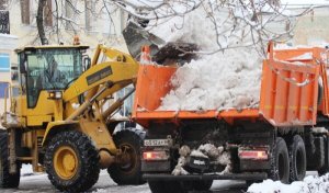 За неделю в Тамбове вывезли более 9 тысяч тонн снега
